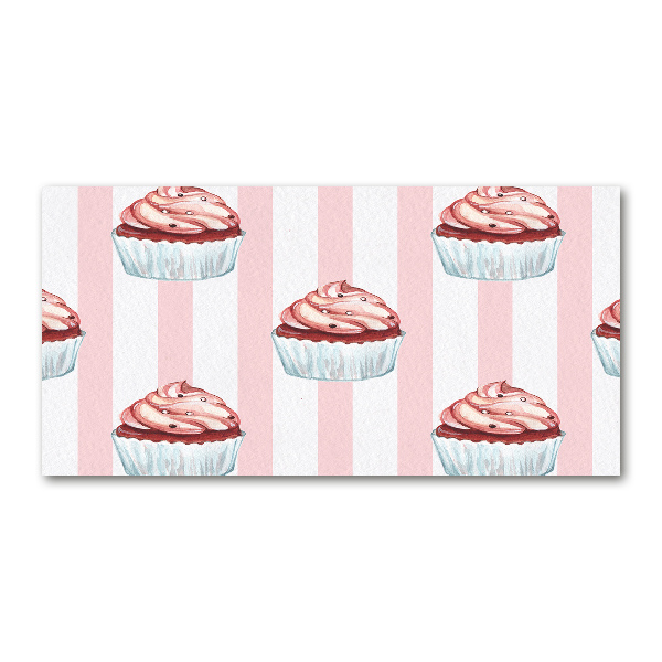 Bild auf glas Cupcakes