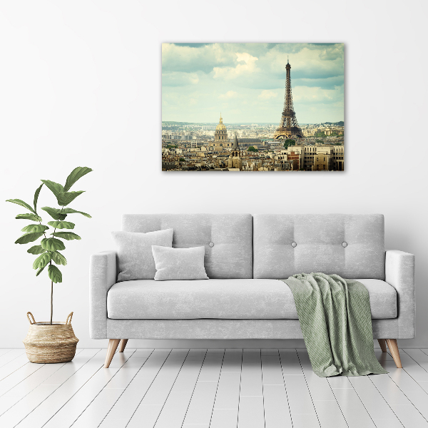 Foto glasbild Eiffelturm Paris