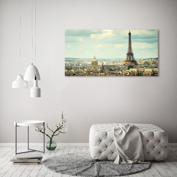 Foto glasbild Eiffelturm Paris
