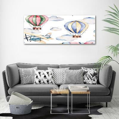 Bild auf glas Flugzeuge und Ballons