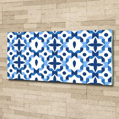 Glasbild Geometrischer Hintergrund