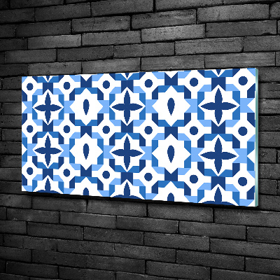 Glasbild Geometrischer Hintergrund