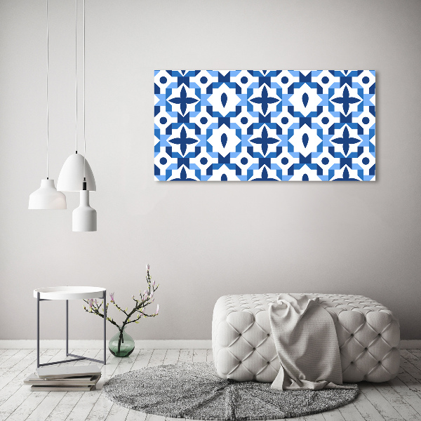 Glasbild Geometrischer Hintergrund