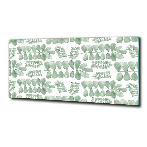 Bild auf glas Grüne Blätter