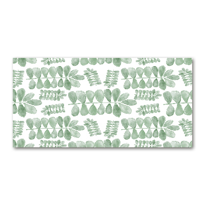 Bild auf glas Grüne Blätter