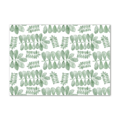 Bild auf glas Grüne Blätter