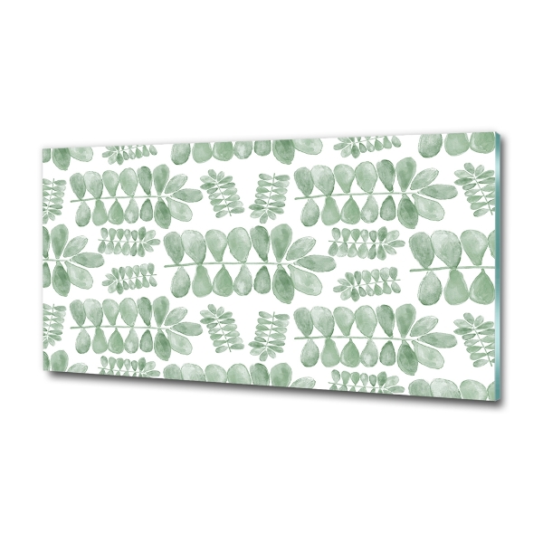 Bild auf glas Grüne Blätter
