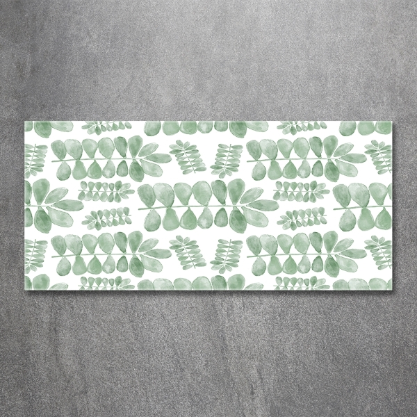 Bild auf glas Grüne Blätter