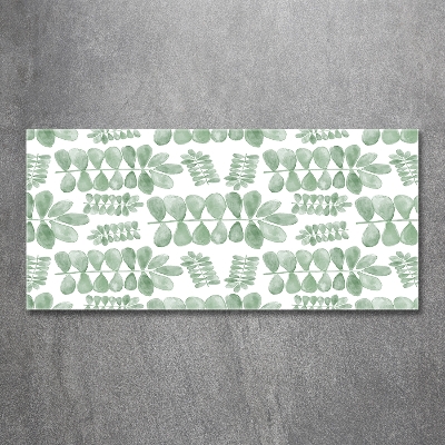 Bild auf glas Grüne Blätter