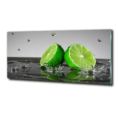 Bild auf glas Kalk in Wasser