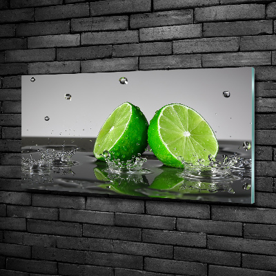 Bild auf glas Kalk in Wasser