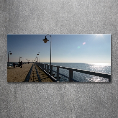 Glasbild Pier in Gdynia