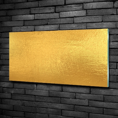 Glasbild Goldfolienhintergrund