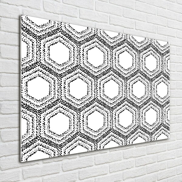 Foto glasbild Geometrischer Hintergrund