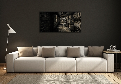 Glasbild Bourbonfässer