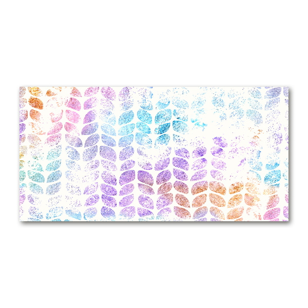 Foto glasbild Bunte Blätter