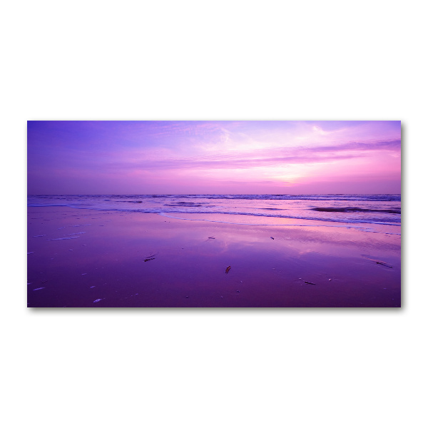 Glasbild Sonnenuntergang, Sonne, Meer