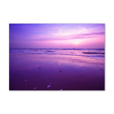 Glasbild Sonnenuntergang, Sonne, Meer