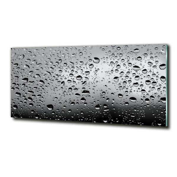 Foto glasbild Wassertropfen