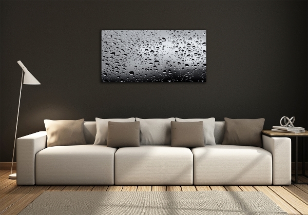 Foto glasbild Wassertropfen