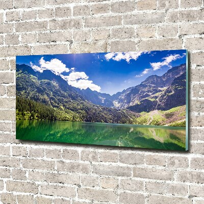 Foto glasbild Das Meeresauge der Tatra-Berge
