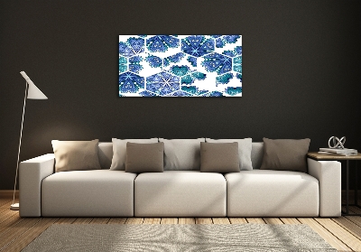 Foto glasbild Mandala-Elemente