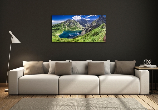 Glasbild Schwarzer Teich, Tatra-Gebirge