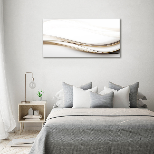 Foto glasbild Abstrakte Wellen