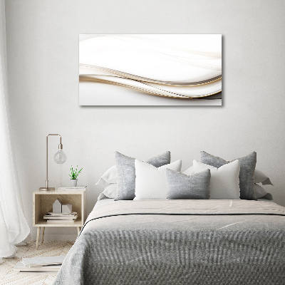 Foto glasbild Abstrakte Wellen