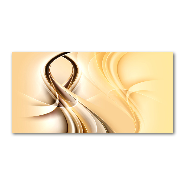 Bild auf glas Abstrakte Wellen