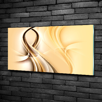 Bild auf glas Abstrakte Wellen