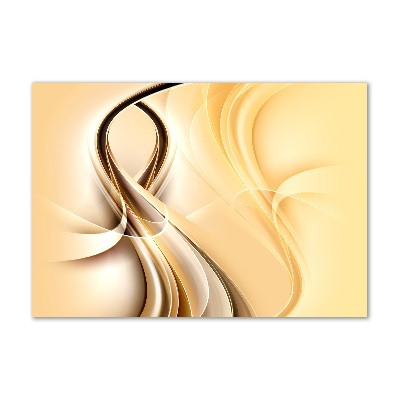 Bild auf glas Abstrakte Wellen