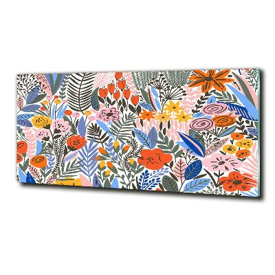 Bild auf glas Blumenmuster