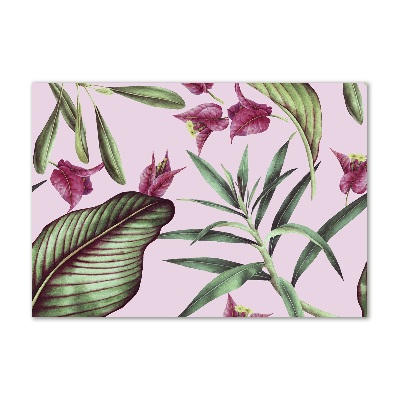 Bild auf glas Tropische Blumen