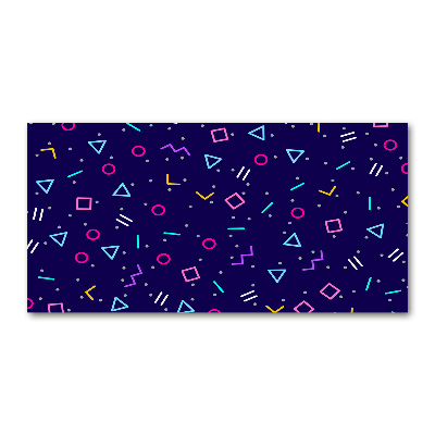 Foto glasbild Geometrischer Hintergrund