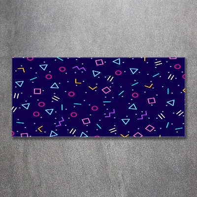 Foto glasbild Geometrischer Hintergrund