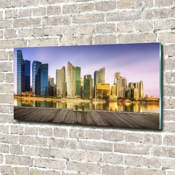 Glasbild Singapur