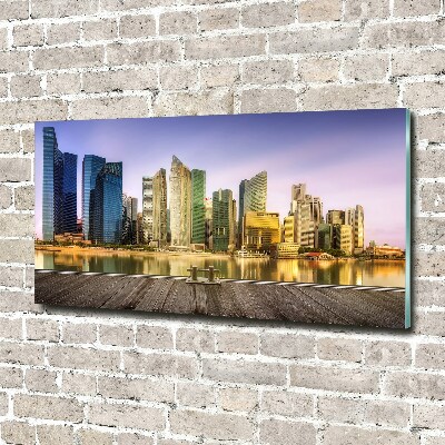 Glasbild Singapur