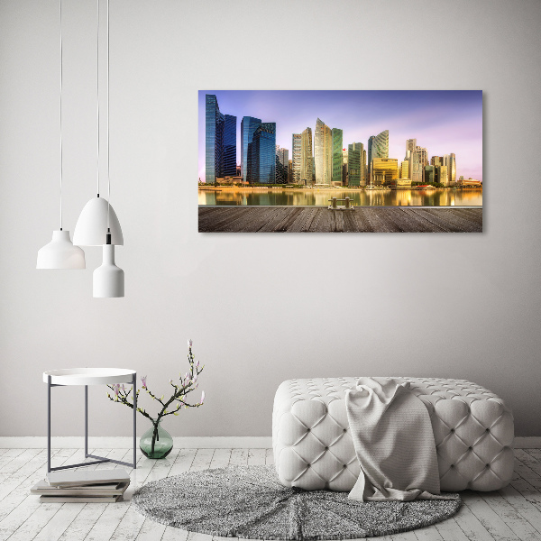 Glasbild Singapur