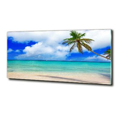 Bild auf glas Karibikstrand