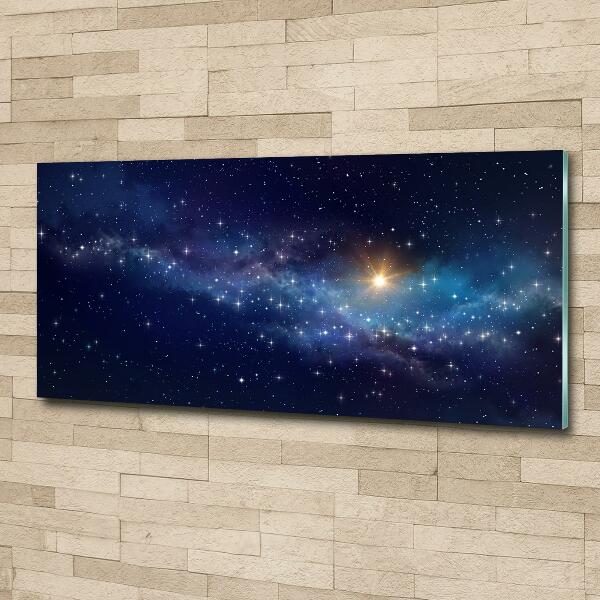 Glasbild Galaxis