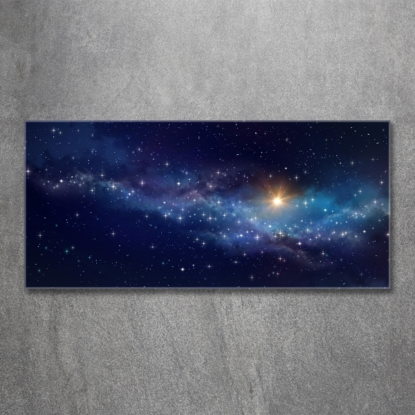 Glasbild Galaxis