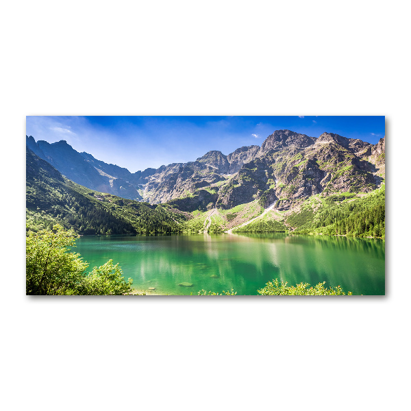 Foto glasbild Das Meeresauge der Tatra-Berge