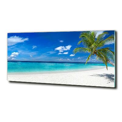 Foto glasbild Tropischer Strand