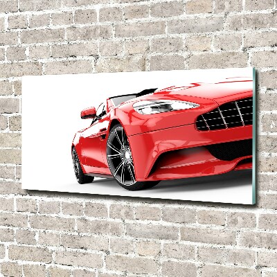 Foto glasbild Sportwagen