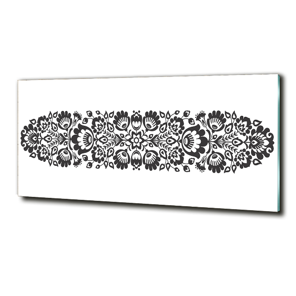 Glasbild Volksblumen