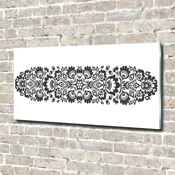 Glasbild Volksblumen