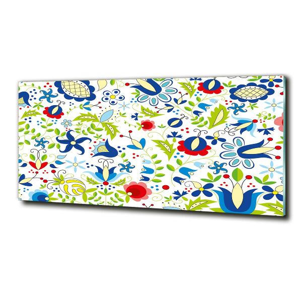 Foto glasbild Ethnisches Muster