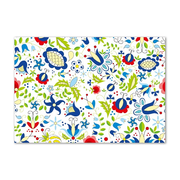 Foto glasbild Ethnisches Muster