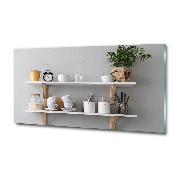 Bild auf glas Dekorationen im Regal